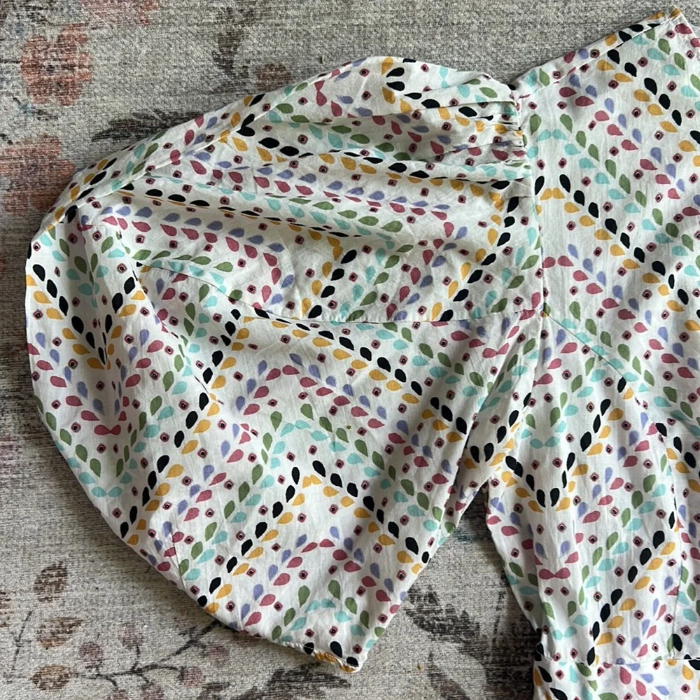 RHODE Multicolor Patterned Mini Dress - Picture 8 of 14
